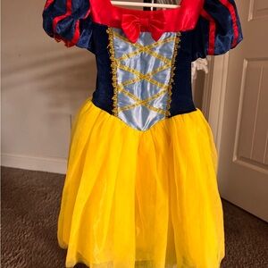 Snow White Fairy Tale Dress for Kids - Red, Blue, Yellow